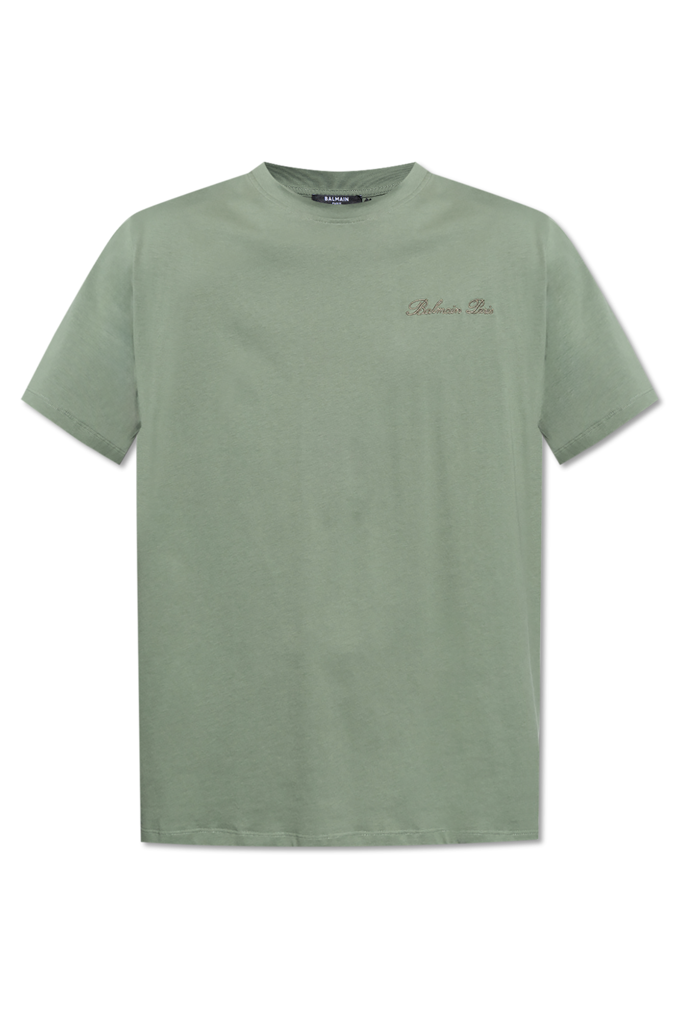 【関税込み】Balmain カーキ Balmain Signature Tシャツ 23828127_53909157_1000.jpg